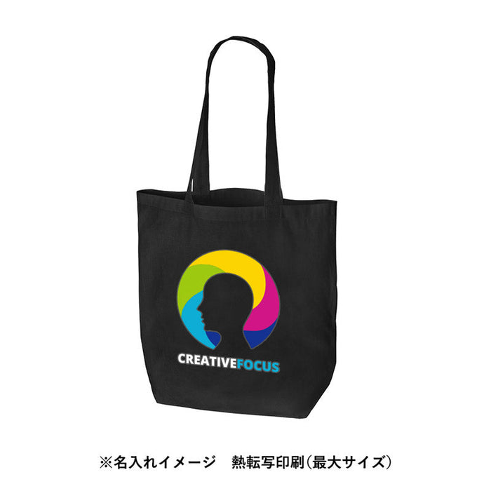 オーガニックコットンバッグ（Ｍ）　ブラック