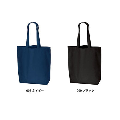 オーガニックコットンバッグ（Ｌ）　ネイビー