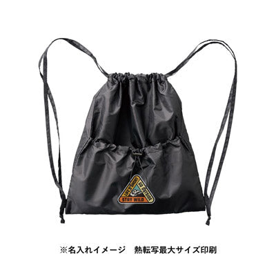 ギャザーポケットポリサック　ネイビーブルー