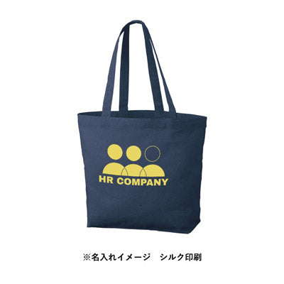 厚手コットンベーシックトート(M)ワイド　カラー