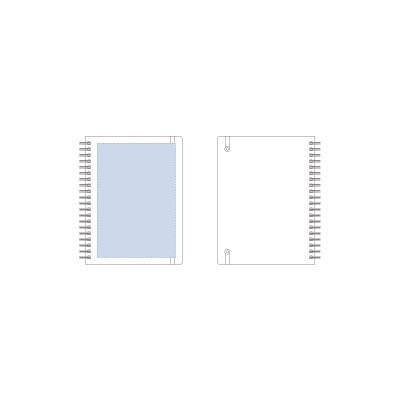 デイリーユースノート　ライトブルー