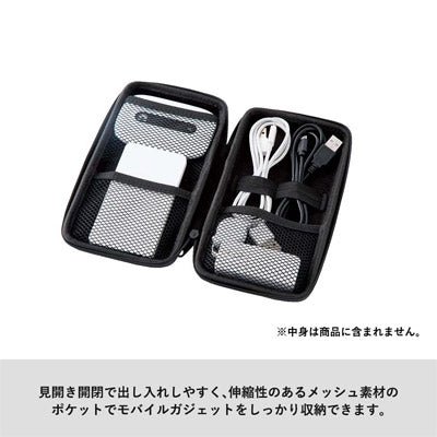 モバイルアクセサリーケース（Ｌ）　グレー