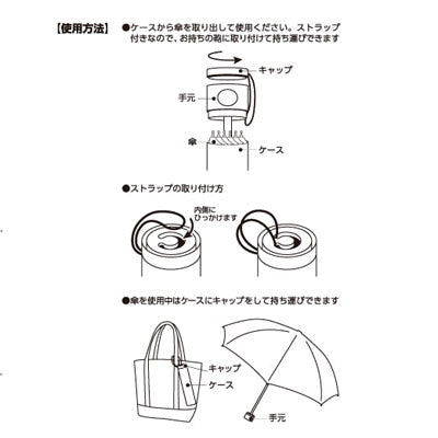 ボトルケースＵＶ折りたたみ傘