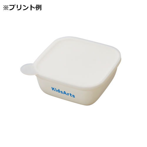 書き込める保存容器　４００ｍｌ　ホワイト