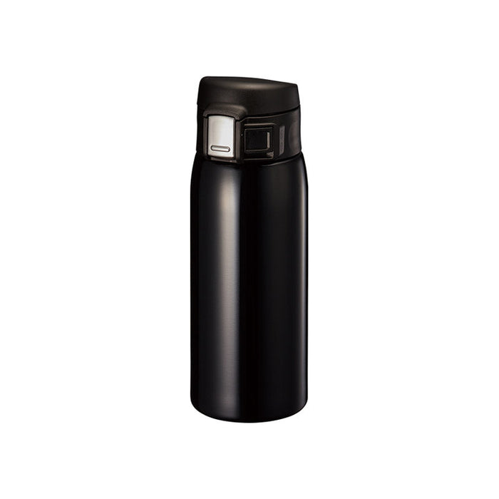 ワンタッチカービングサーモボトル　３６０ｍｌ　ブラック
