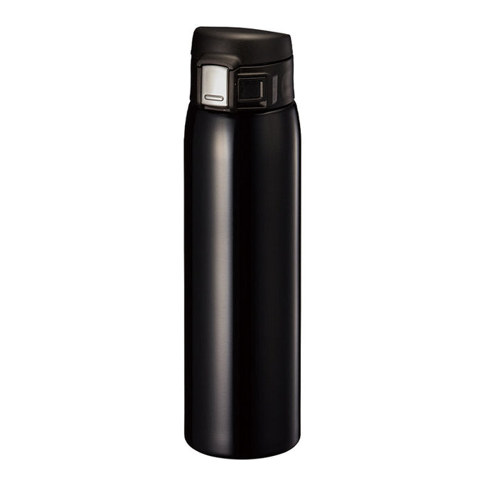 ワンタッチカービングサーモボトル　４８０ｍｌ　ブラック