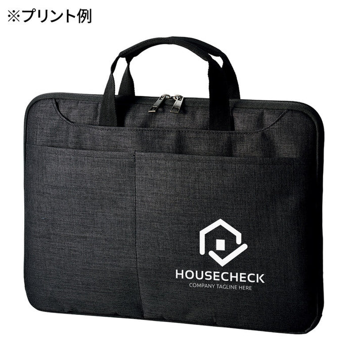 ハンドルがしまえるＰＣバッグ　ブラック