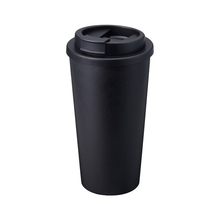 ダブルウォールタンブラー４８０ｍｌ　（バンブーファイバー配合）　ブラック