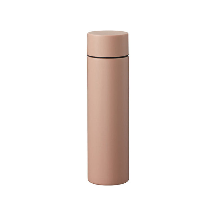シンプルサーモステンレスボトル３７０ｍｌ　スモークピンク