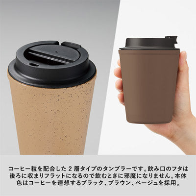 ダブルウォールタンブラー420ml(コーヒー配合タイプ)