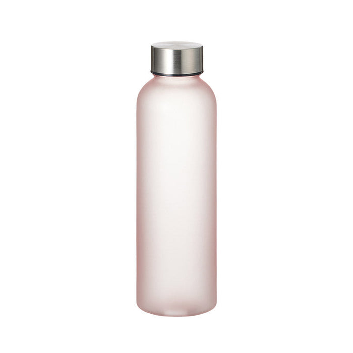 目盛り付フロストボトル５７０ｍｌ　ピンク