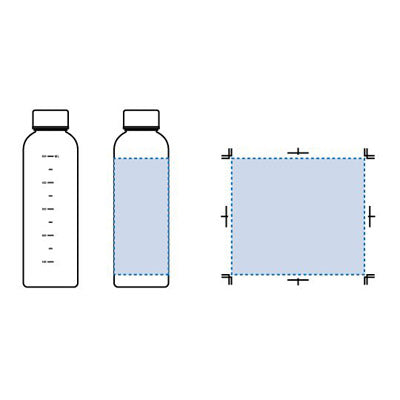 目盛り付フロストボトル570ml