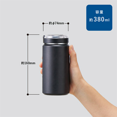 Ｚａｌａｔｔｏ炭酸サーモボトル３８０ｍｌ　ホワイト