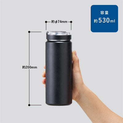 Ｚａｌａｔｔｏ炭酸サーモボトル５３０ｍｌ　ホワイト