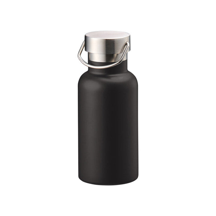 メタルハンドルサーモボトル４２０ｍｌ　ブラック