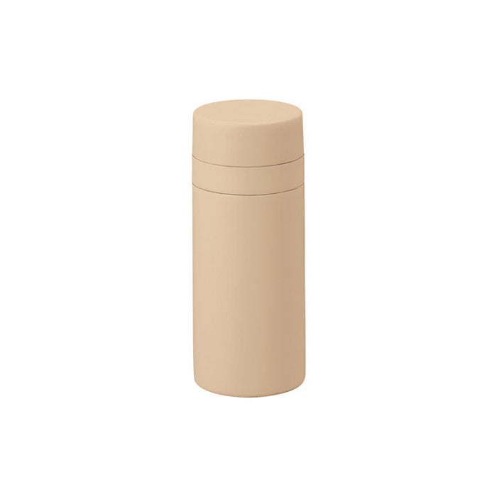 スリムサーモステンレスボトル２００ｍｌ　ｖｅｒ．２　ベージュ