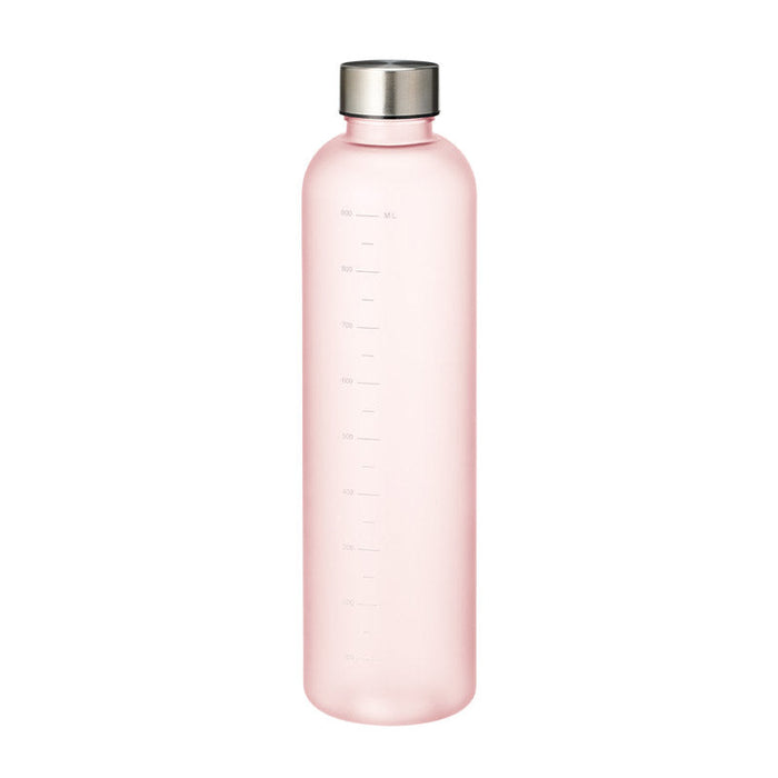 目盛り付フロストボトル１０００ｍｌ　ピンク