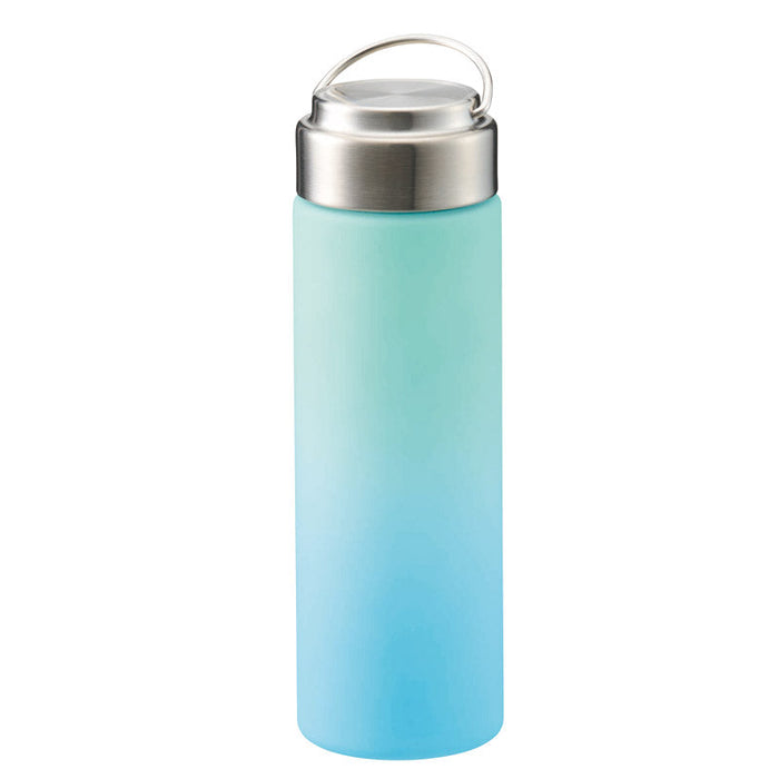 グラデーションハンドルクリアボトル５００ｍｌ　ブルー×グリーン