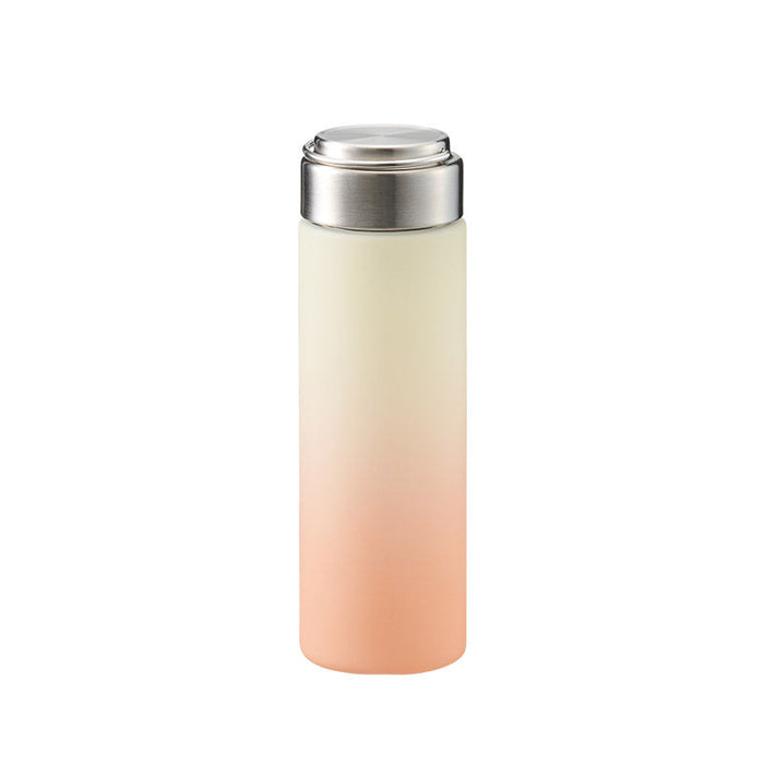 グラデーションハンドルクリアボトル５００ｍｌ　イエロー×オレンジ