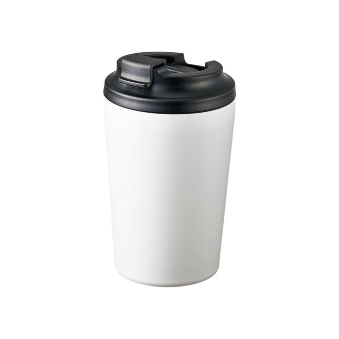 リッド付ステンレスサーモタンブラー３８０ｍｌ　マットホワイト