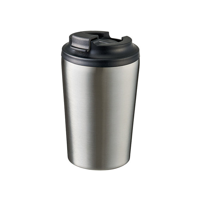 リッド付ステンレスサーモタンブラー３８０ｍｌ　シルバー