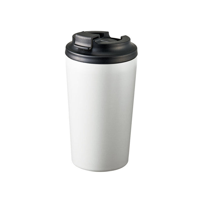 リッド付ステンレスサーモタンブラー４５０ｍｌ　マットホワイト