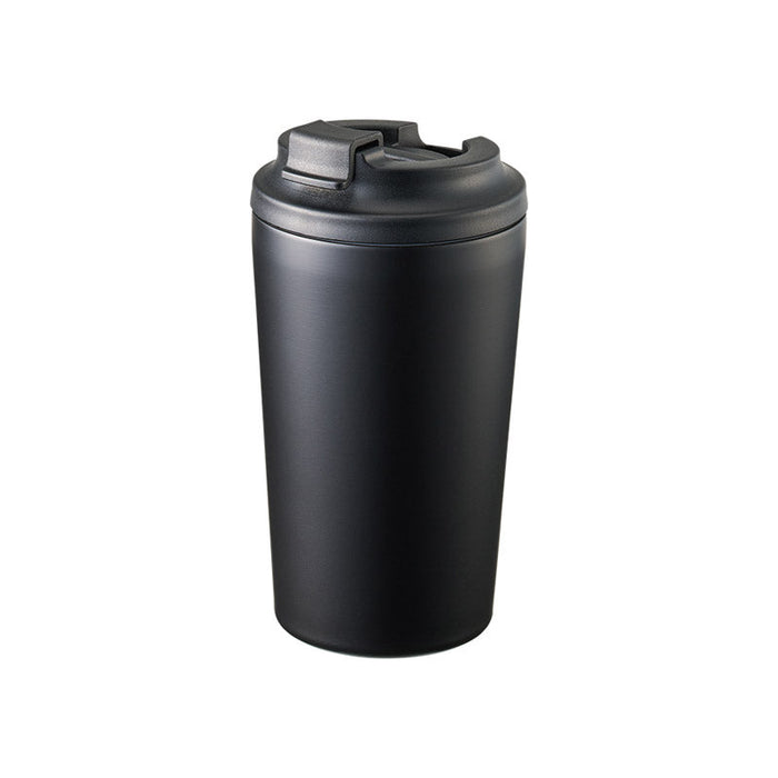 リッド付ステンレスサーモタンブラー４５０ｍｌ　マットブラック