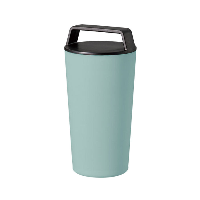 ハンドルサーモステンレスタンブラー４６０ｍｌ　スモークブルー