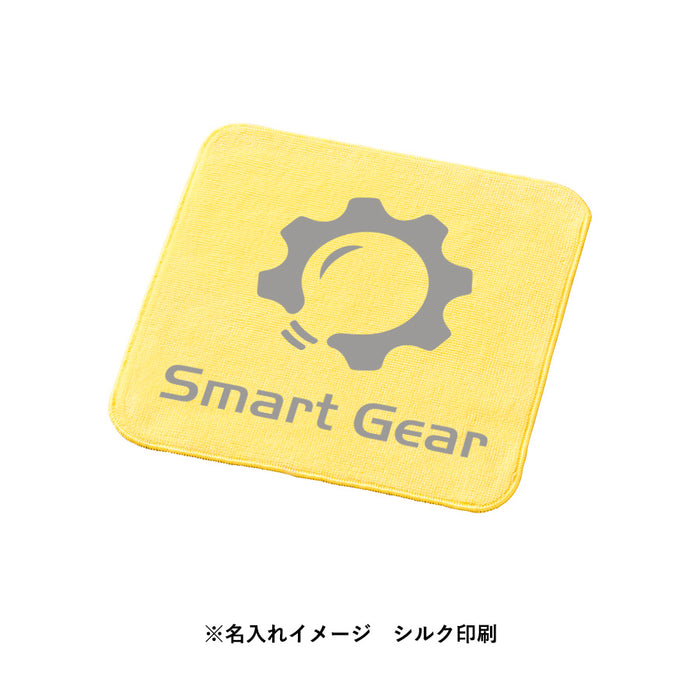 プリントしやすいコットンシャーリングミニタオル　ホワイト