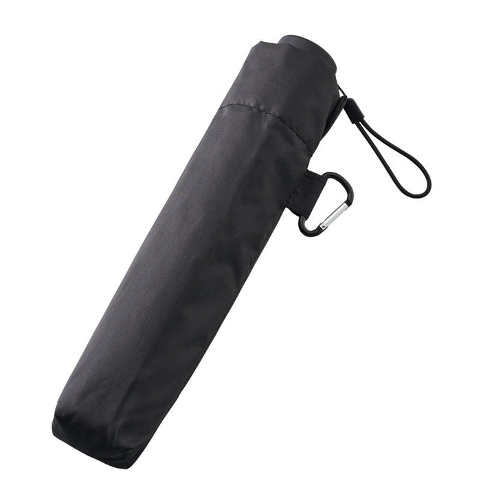 大判軽量UV折りたたみ傘　ブラック