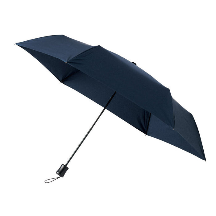 ひと振り雨粒サラッとUV折りたたみ傘　ネイビー