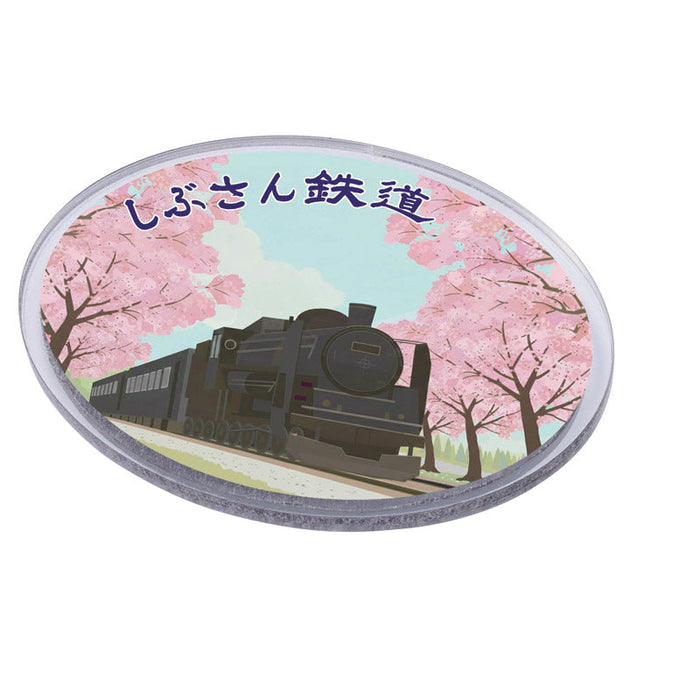 アクリルマグネット　オーバル　クリア