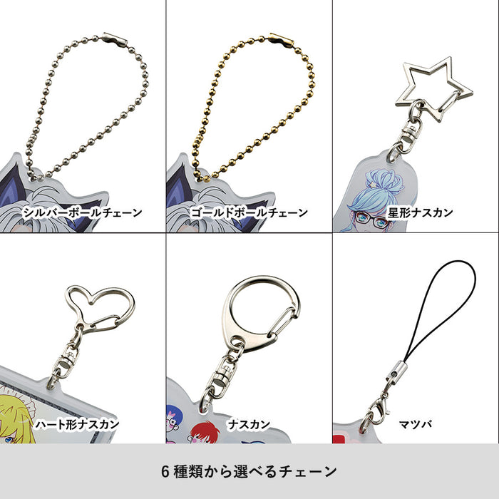 アクリルキーホルダー４７×５０ｍｍ　クリア