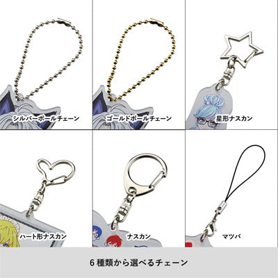 アクリルキーホルダー６５×６７ｍｍ　クリア
