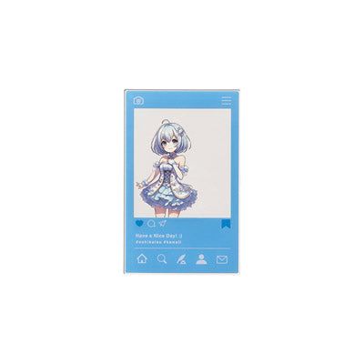 アクリルカード（1mm厚）56×86mm　クリア