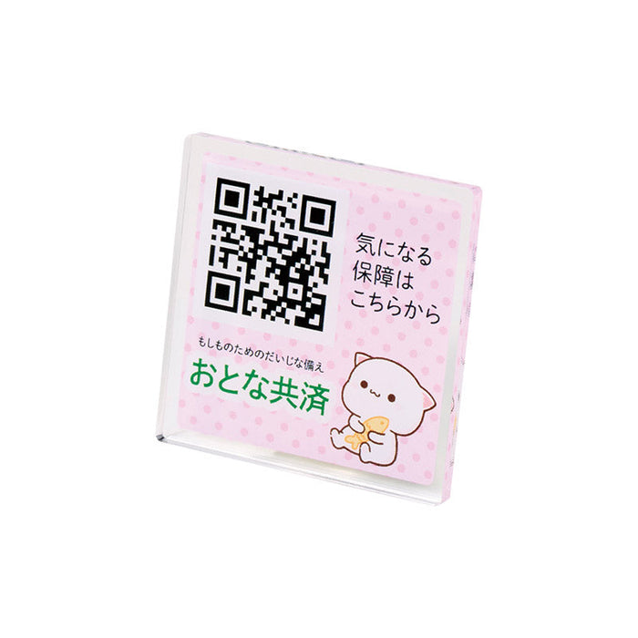 ３６０度回転アクリルクリップ　クリア