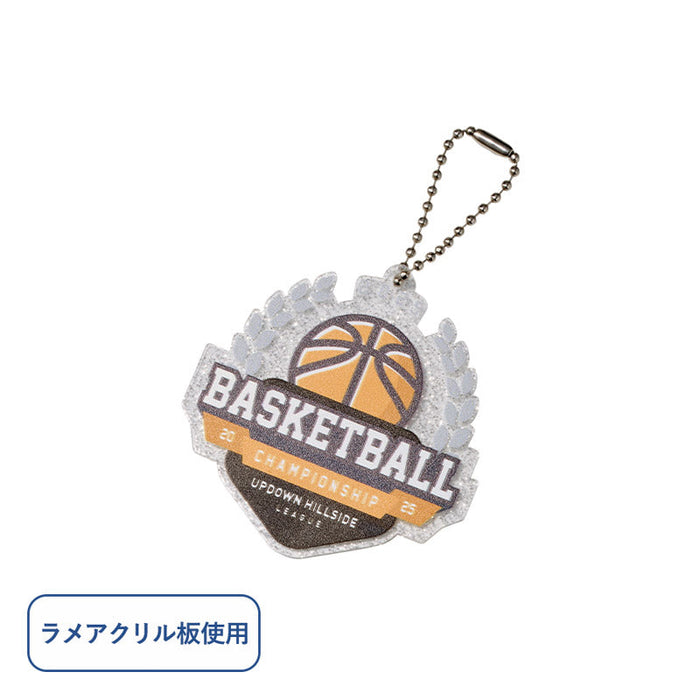 ラメアクリルキーホルダー 65×67mm　クリア