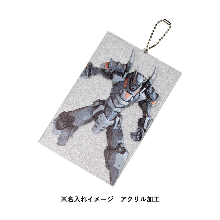 ラメアクリルキーホルダー 88×140mm　クリア