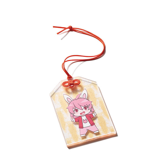 ラメアクリルお守り(M) 3mm　クリア