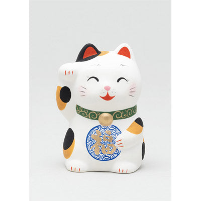 お絵かき招き猫（右手上げ）貯金箱