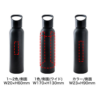 アルミスマートボトル600ml - ノベルティ本舗