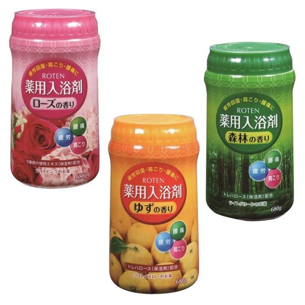 ROTEN 薬用入浴剤 ローズの香りボトル680g