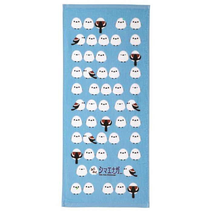 ふくふくシマエナガ フェイスタオル